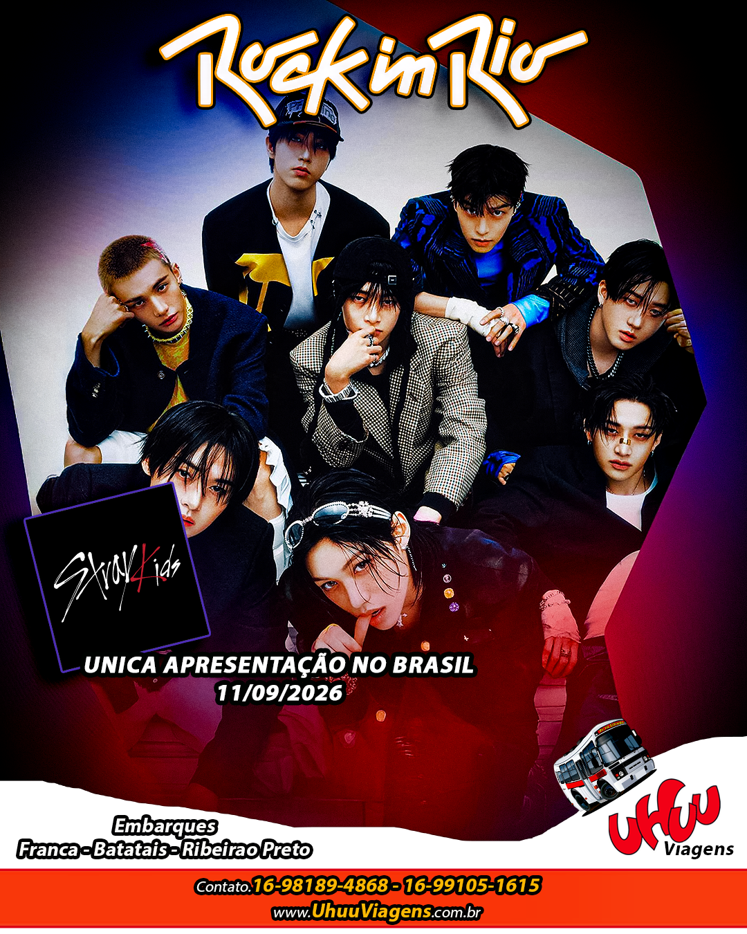 Stray Kids Rock in Rio - Uhuu Viagens